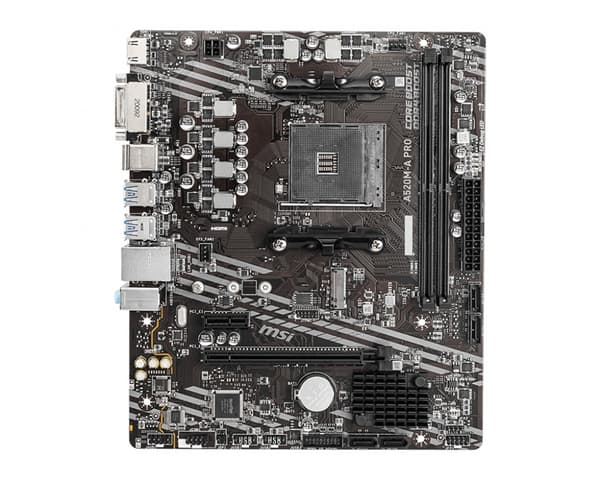 MSI A520M-A PRO hovedkort AMD A520 Socket AM4 micro ATX
