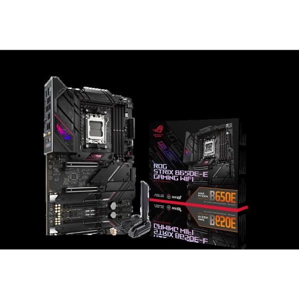 Moderkort - ASUS - ROG STRIX B650E-E GAMING WIFI - Wi-Fi 6E - DDR5 - PCIe 5.0