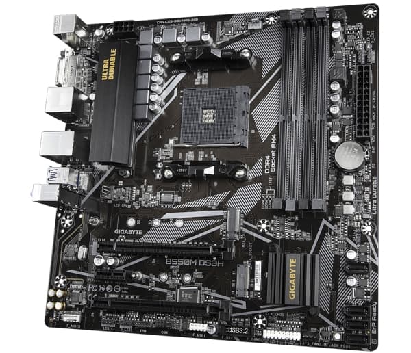 Gigabyte B550M DS3H Stik AM4 micro ATX AMD B550