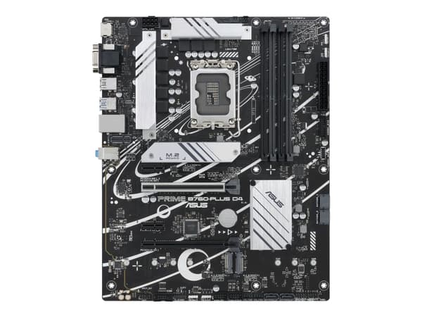 ASUS PRIME B760-PLUS D4 - Hovedkort - ATX - LGA1700-sokkel - B760 Chipset - USB-C 3.2 Gen 2x2, USB-C 3.2 Gen 1, USB 3.2 Gen 2, USB 3.2 Gen 1, USB4 -