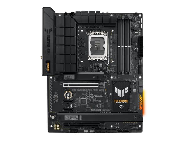 ASUS TUF GAMING B760-PLUS WIFI - Moderkort - ATX - LGA1700-uttag - B760 Chipuppsättning - USB 3.2 Gen 1, USB 3.2 Gen 2, USB-C 3.2 Gen2, USB-C 3.2 Gen
