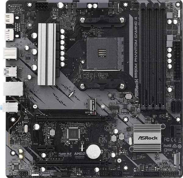 Asrock B550M Phantom Gaming 4 Socket AM4 micro ATX AMD B550