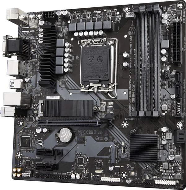 Gigabyte B760M DS3H DDR4 bundkort Intel B760 LGA 1700 micro ATX