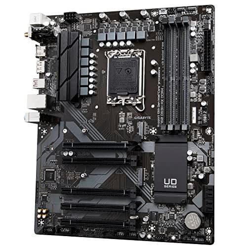 Gigabyte B760 DS3H AX DDR4 bundkort - Understøtter Intel Core 14th CPU'er, 8+2+1 faset digital VRM, op til 5333 MHz DDR4 (OC), 2xPCIe 4.0 M.2, Wi-Fi