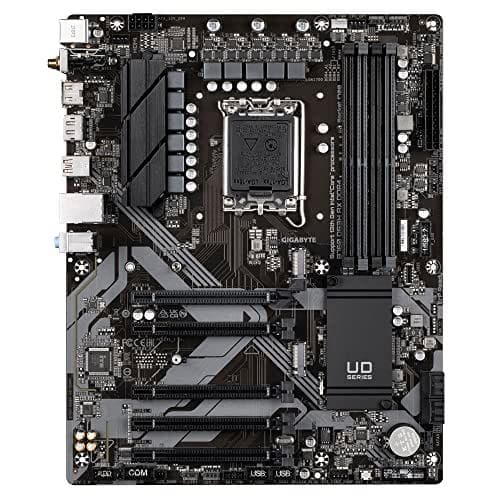 Gigabyte B760 DS3H AX DDR4 bundkort - Understøtter Intel Core 14th CPU'er, 8+2+1 faset digital VRM, op til 5333 MHz DDR4 (OC), 2xPCIe 4.0 M.2, Wi-Fi