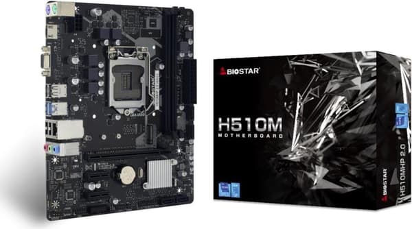 MB Biostar H510MHP 2.0 (H510, S1200, mATX, Intel) (H510MHP 2.0)