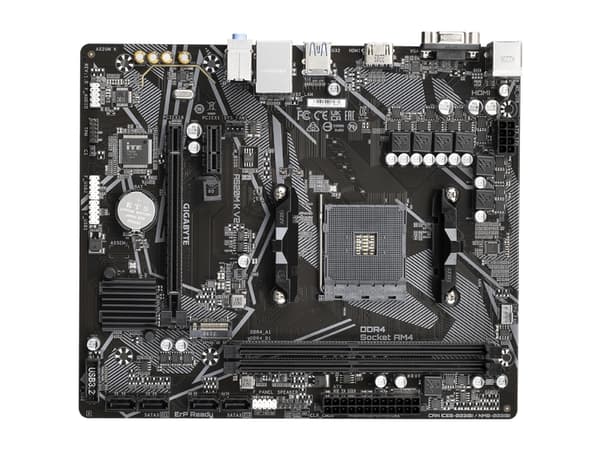 Gigabyte A520M K V2 - 1.0 - hovedkort - micro ATX - Socket AM4 - AMD A520 Chipset - USB 3.2 Gen 1 - Gigabit LAN - innbygd grafikk (CPU kreves) - HD-l