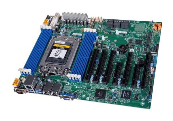 SUPERMICRO H12SSL-i - Hovedkort - ATX - Socket SP3 - USB 3.0 - 2 x Gigabit LAN - innbygd grafikk