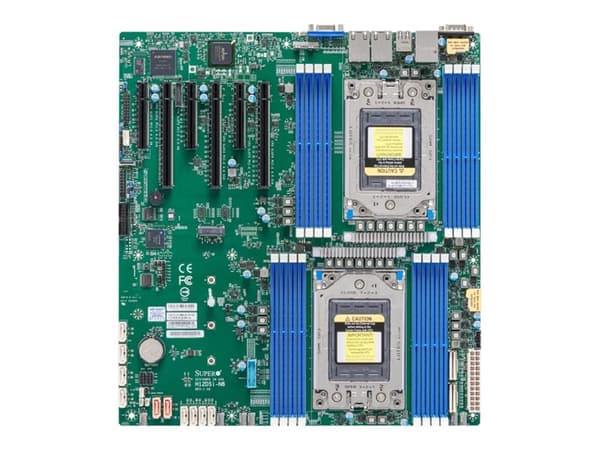SUPERMICRO H12DSi-N6 - Hovedkort - utvidet ATX (E-ATX) - Socket SP3 - 2 Støttede CPU-er - USB 3.0 - 2 x Gigabit LAN - innbygd grafikk - for A+ Server