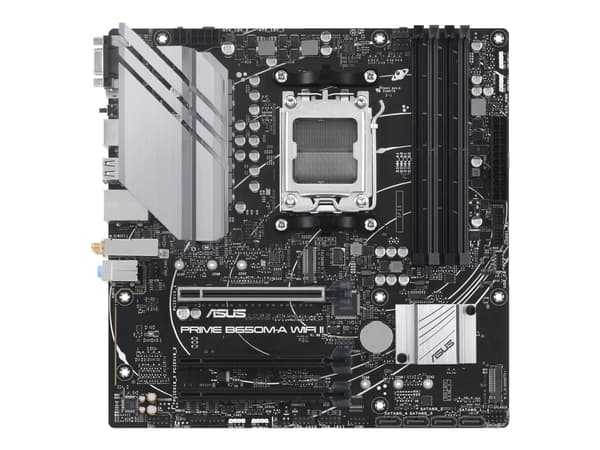 ASUS PRIME B650M-A WIFI II - Moderkort - inbyggda grafiken (CPU krävs)