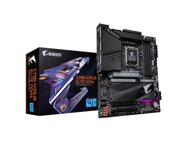 AORUS Z790 ELITE DDR4 - 1.0 - hovedkort - ATX - LGA1700-sokkel - Z790 Chipset - USB-C 3.2 Gen 2x2, USB-C 3.2 Gen2, USB 3.2 Gen 1, USB 3.2 Gen 2 - 2.5
