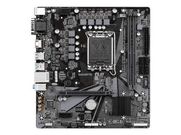 Gigabyte H610M H V2 DDR4 - 1.0 - hovedkort - micro ATX - LGA1700-sokkel - H610 Chipset - USB 3.2 Gen 1 - Gigabit LAN - innbygd grafikk (CPU kreves) -