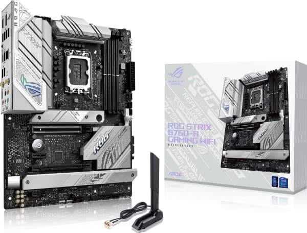 ASUS ROG STRIX B760-A GAMING WIFI - Hovedkort - ATX - LGA1700-sokkel - B760 Chipset - USB 3.2 Gen 1, USB 3.2 Gen 2, USB-C 3.2 Gen2, USB-C 3.2 Gen 2x2