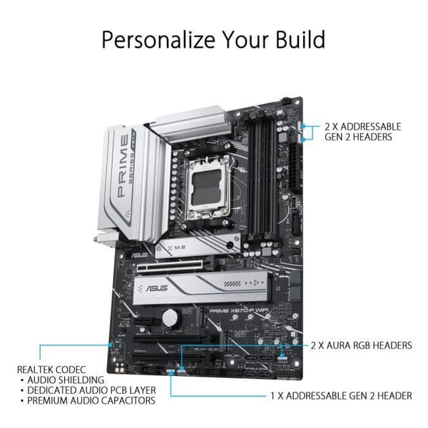 ASUS Prime X670-P WiFi Mother Socket AMD X670