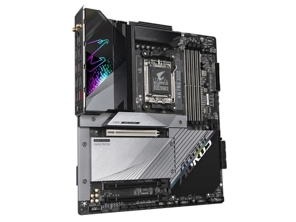 Gigabyte X670E AORUS MASTER - 1.0 - moderkort - utökad ATX - Socket AM5 - AMD X670E Chipuppsättning - USB-C 3.2 Gen2, USB-C Gen 2x2, USB 3.2 Gen 1, U
