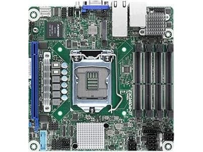 Asrock E3C246D4I-2T, Intel, LGA 1151 (stik H4), Intel® Celeron®, Intel® Core™ i3, Intel Core i5, Intel Core i7, Intel Core i9, Intel®..., DDR4-SDRAM,