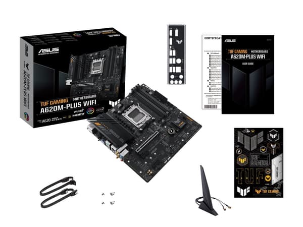 ASUS TUF GAMING A620M-PLUS WIFI - Emolevy - sisäinen grafiikka (CPU tarvitaan)