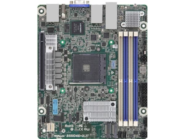 ASRock Hovedkort B550 mini-ITX Socket AM4 ( B550D4ID-2L2T )