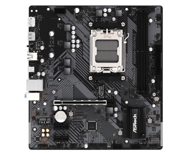 ASRock A620M-HDV/M.2 - Hovedkort - micro ATX - Socket AM5 - AMD A620 Chipset - USB 3.2 Gen 1, USB-C 3.2 Gen 1 - Gigabit LAN - innbygd grafikk (CPU kr