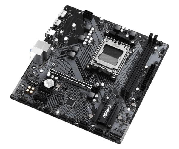 ASRock A620M-HDV/M.2 - Hovedkort - micro ATX - Socket AM5 - AMD A620 Chipset - USB 3.2 Gen 1, USB-C 3.2 Gen 1 - Gigabit LAN - innbygd grafikk (CPU kr