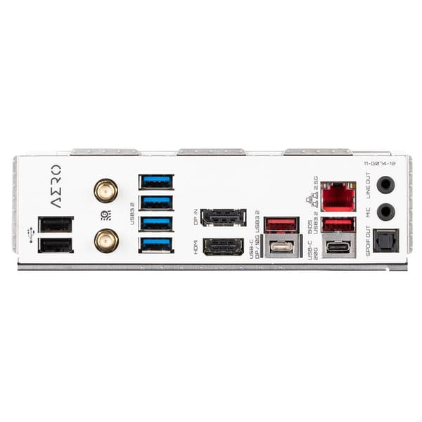 GIGABYTE Z790 AERO G bundkort - Understøtter Intel Core 14th CPU'er, op til 7600MHz DDR5 (OC), 1x PCIe 5.0 + 4x PCIe 4.0 M.2, Wi-Fi 6E, 2.5GbE LAN, US