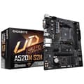 Miniatyrbillede 1 af 5: GIGABYTE A520M S2H bundkort - Understøtter AMD Ryzen 5000-serien AM4 CPU'er, 4+3 faser Pure Digital VRM, op til 5100 MHz DDR4 (OC), PCIe 3.0 x4 M.2,
