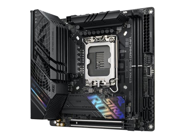 ASUS ROG STRIX B760-I GAMING WIFI - Hovedkort - mini-ITX - LGA1700-sokkel - B760 Chipset - USB 3.2 Gen 1, USB-C 3.2 Gen 1, USB-C 3.2 Gen 2x2, USB-C 3