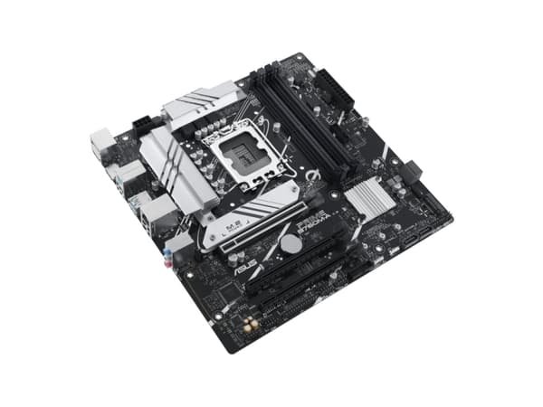 ASUS PRIME B760M-A-CSM - Hovedkort - micro ATX - LGA1700-sokkel - B760 Chipset - USB 3.2 Gen 1, USB 3.2 Gen 2, USB-C 3.2 Gen 1 - 2.5 Gigabit LAN - in