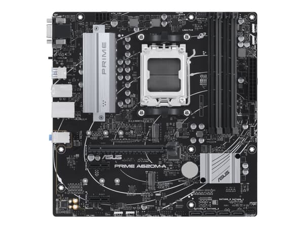 ASUS PRIME A620M-A-CSM - Moderkort - micro ATX - Socket AM5 - AMD A620 Chipuppsättning - USB 3.2 Gen 1, USB-C 3.2 Gen 1 - Gigabit LAN - inbyggda graf