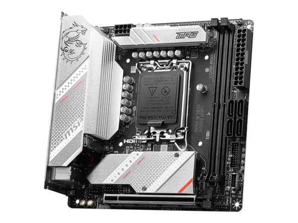 MSI MPG B760I EDGE WIFI - Hovedkort - mini-ITX - LGA1700-sokkel - B760 Chipset - USB 3.2 Gen 2, USB 3.2 Gen 1, USB-C 3.2 Gen2 - 2.5 Gigabit LAN, Wi-F
