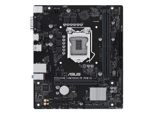 ASUS PRIME H510M-R R2.0 - Hovedkort - micro ATX - LGA1200-sokkel - H470 Chipset - Gigabit LAN - innbygd grafikk (CPU kreves) - HD-lyd (8-kanalers)