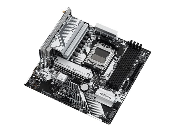 ASRock A620M PRO RS WIFI - Hovedkort - micro ATX - Socket AM5 - AMD A620 Chipset - USB 3.2 Gen 1, USB-C 3.2 Gen 1 - Gigabit LAN, Wi-Fi 6 - innbygd gr
