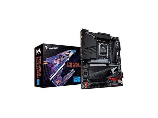 Gigabyte Z790 AORUS ELITE AX DDR4 - 1.0 - hovedkort - ATX - LGA1700-sokkel - Z790 Chipset - USB 3.2 Gen 1, USB 3.2 Gen 2, USB-C 3.2 Gen2, USB-C 3.2 G