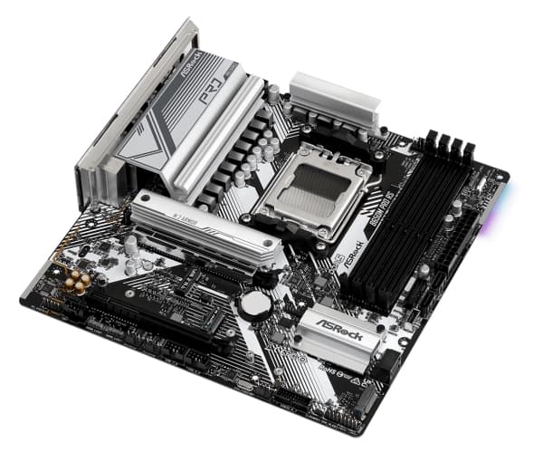 ASRock B650M PRO RS - Moderkort - micro ATX - Socket AM5 - AMD B650 Chipuppsättning - USB 3.2 Gen 1, USB 3.2 Gen 2, USB-C 3.2 Gen2, USB-C 3.2 Gen 1 -