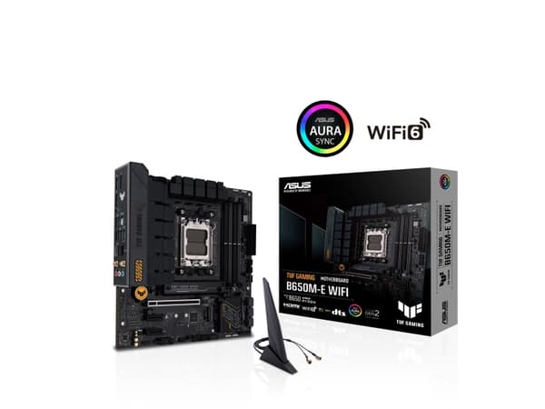 ASUS TUF GAMING B650M-E WIFI - Hovedkort - micro ATX - Socket AM5 - AMD B650 Chipset - USB-C 3.2 Gen 2x2, USB 3.1 Gen 2, USB 3.2 Gen 2, USB-C 3.2 Gen