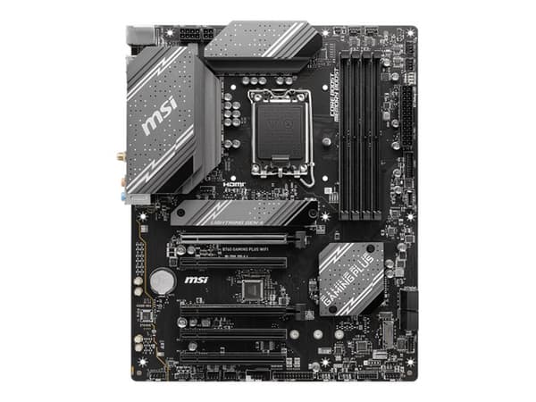 MSI B760 GAMING PLUS WIFI, Intel, LGA 1700, Intel® Celeron®, Intel® Pentium® Gold, DDR5-SDRAM, 192 GB, DIMM