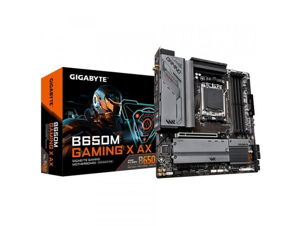 Gigabyte B650M GAMING X AX - 1.1 - hovedkort - micro ATX - Socket AM5 - AMD B650 Chipset - USB 3.2 Gen 1, USB 3.2 Gen 2, USB-C 3.2 Gen2 - 2.5 Gigabit