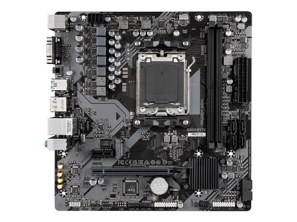Gigabyte A620M S2H - Moderkort - micro ATX - Socket AM5 - AMD A620 Chipuppsättning - USB 3.2 Gen 1, USB-C 3.2 Gen 1 - Gigabit LAN - inbyggda grafiken