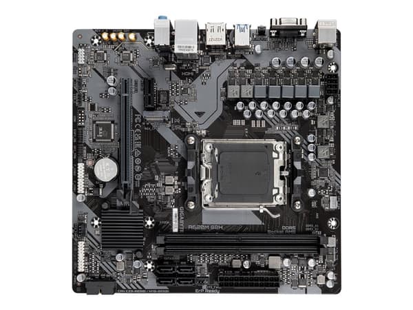 Gigabyte A620M S2H - Moderkort - micro ATX - Socket AM5 - AMD A620 Chipuppsättning - USB 3.2 Gen 1, USB-C 3.2 Gen 1 - Gigabit LAN - inbyggda grafiken