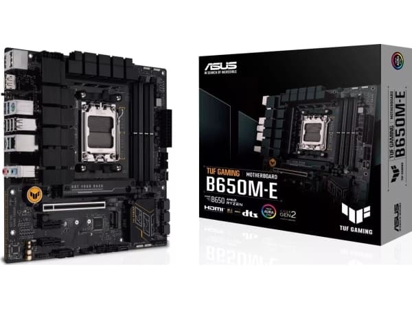 ASUS TUF GAMING B650M-E - Hovedkort - micro ATX - Socket AM5 - AMD B650 Chipset - USB 3.1 Gen 2, USB 3.2 Gen 2, USB-C 3.2 Gen2, USB-C 3.2 Gen 1 - 2.5