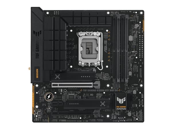 ASUS TUF GAMING B760M-BTF WIFI D4 - Hovedkort - micro ATX - LGA1700-sokkel - B760 Chipset - USB 3.2 Gen 1, USB 3.2 Gen 2, USB-C 3.2 Gen2, USB-C 3.2 G