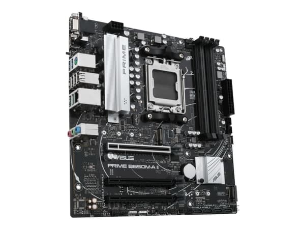 ASUS PRIME B650M-A II-CSM - Hovedkort - micro ATX - Socket AM5 - AMD B650 Chipset - USB 3.2 Gen 1, USB 3.2 Gen 2, USB-C 3.2 Gen 1 - 2.5 Gigabit LAN -