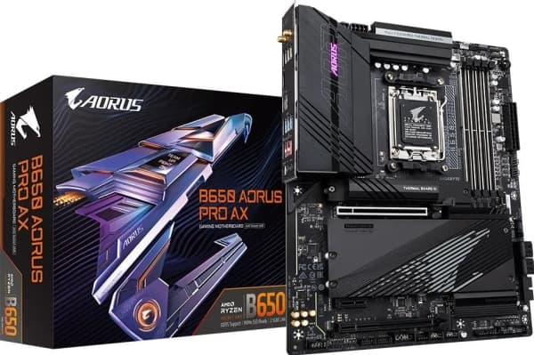 Gigabyte B650 AORUS PRO AX - 1.0 - hovedkort - ATX - Socket AM5 - AMD B650 Chipset - USB 3.2 Gen 1, USB 3.2 Gen 2, USB-C 3.2 Gen2, USB-C 3.2 Gen 2x2