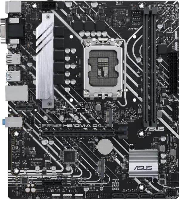 ASUS PRIME H610M-A D4-CSM Intel H610 LGA 1700 micro ATX