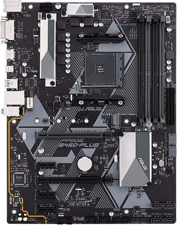 ASUS PRIME B450-PLUS AMD B450 Socket AM4 ATX