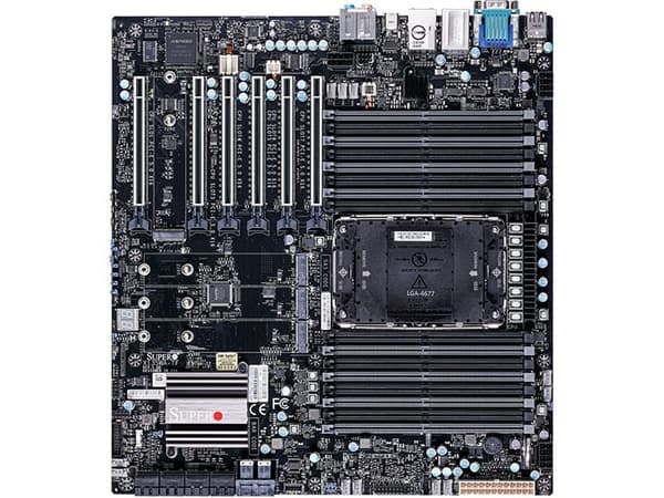 SUPERMICRO X13SWA-TF - Hovedkort - utvidet ATX (E-ATX) - LGA4677 Socket-E - W790 Chipset - USB 3.1 Gen 2, USB 3.2 Gen 1, USB-C 3.2 Gen 2x2 - 10 Gigab