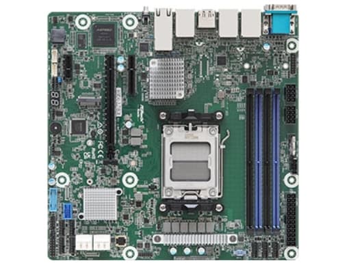 ASRock Rack B650D4U-2L2T/BCM - Hovedkort - micro ATX - Socket AM5 - AMD B650E Chipset - USB 3.2 Gen 1 - 2 x 10 Gigabit LAN, Gigabit LAN - innbygd gra