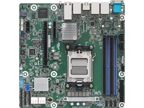 ASRock Rack B650D4U-2L2T/BCM - Hovedkort - micro ATX - Socket AM5 - AMD B650E Chipset - USB 3.2 Gen 1 - 2 x 10 Gigabit LAN, Gigabit LAN - innbygd gra