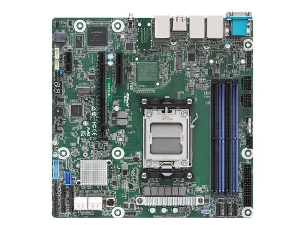 ASRock Rack B650D4U - Hovedkort - micro ATX - Socket AM5 - AMD B650E Chipset - USB 3.2 Gen 1 - Gigabit LAN - innbygd grafikk