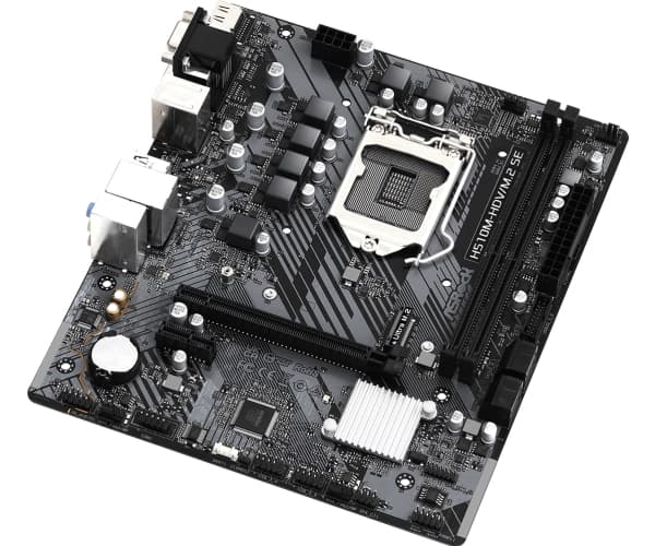 ASRock H510M-HDV/M.2 SE 1200 mATX HDMI/DVI/VGA DDR4 vähittäismyyntipakkaus